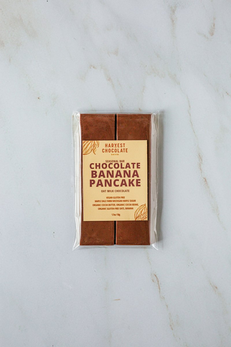 Chocolate Banana Pancake – bean - to - bar chocolate by Harvest Chocolate