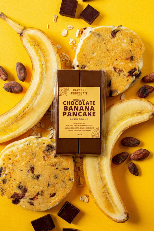 Chocolate Banana Pancake – bean - to - bar chocolate by Harvest Chocolate
