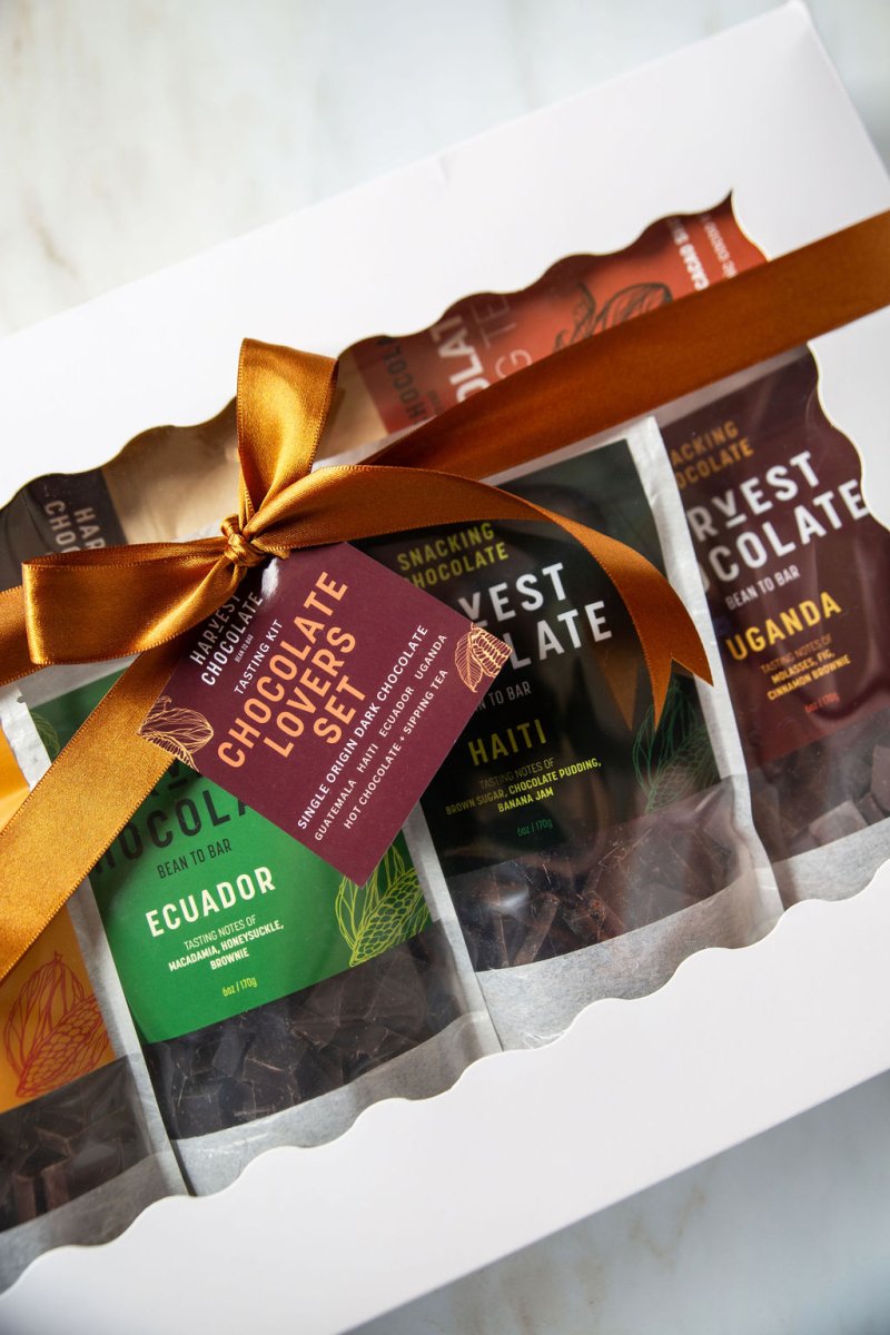 Chocolate Lovers Gift Box – bean - to - bar chocolate by Harvest Chocolate