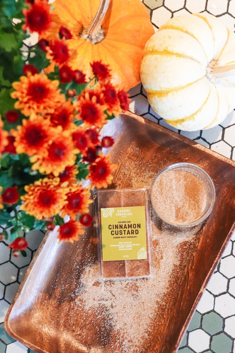 Cinnamon Custard – bean - to - bar chocolate by Harvest Chocolate