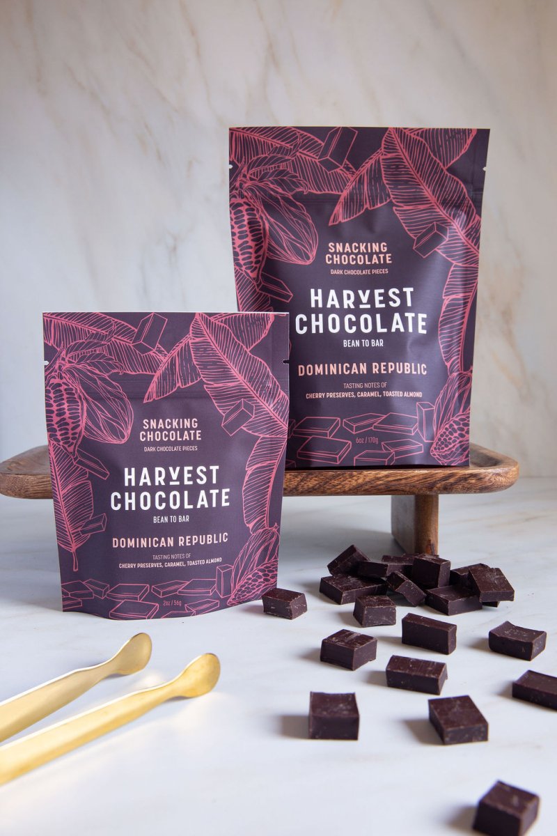 Dominican Republic Snacking Chocolate – bean - to - bar chocolate by Harvest Chocolate