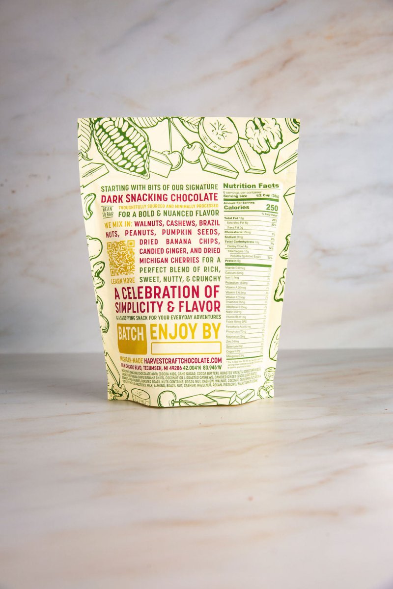 Harvest Trail Mix – bean - to - bar chocolate by Harvest Chocolate