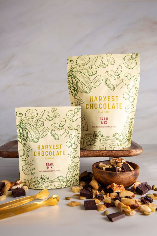 Harvest Trail Mix – bean - to - bar chocolate by Harvest Chocolate