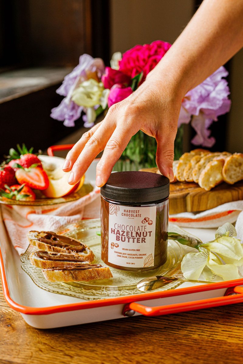 Chocolate Hazelnut Butter – bean - to - bar chocolate by Harvest Chocolate