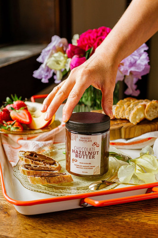 Chocolate Hazelnut Butter – bean - to - bar chocolate by Harvest Chocolate