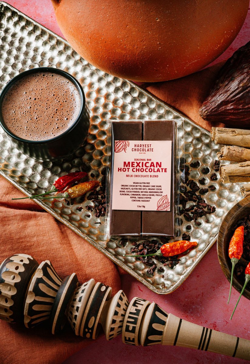 Mexican Hot Chocolate – bean - to - bar chocolate by Harvest Chocolate