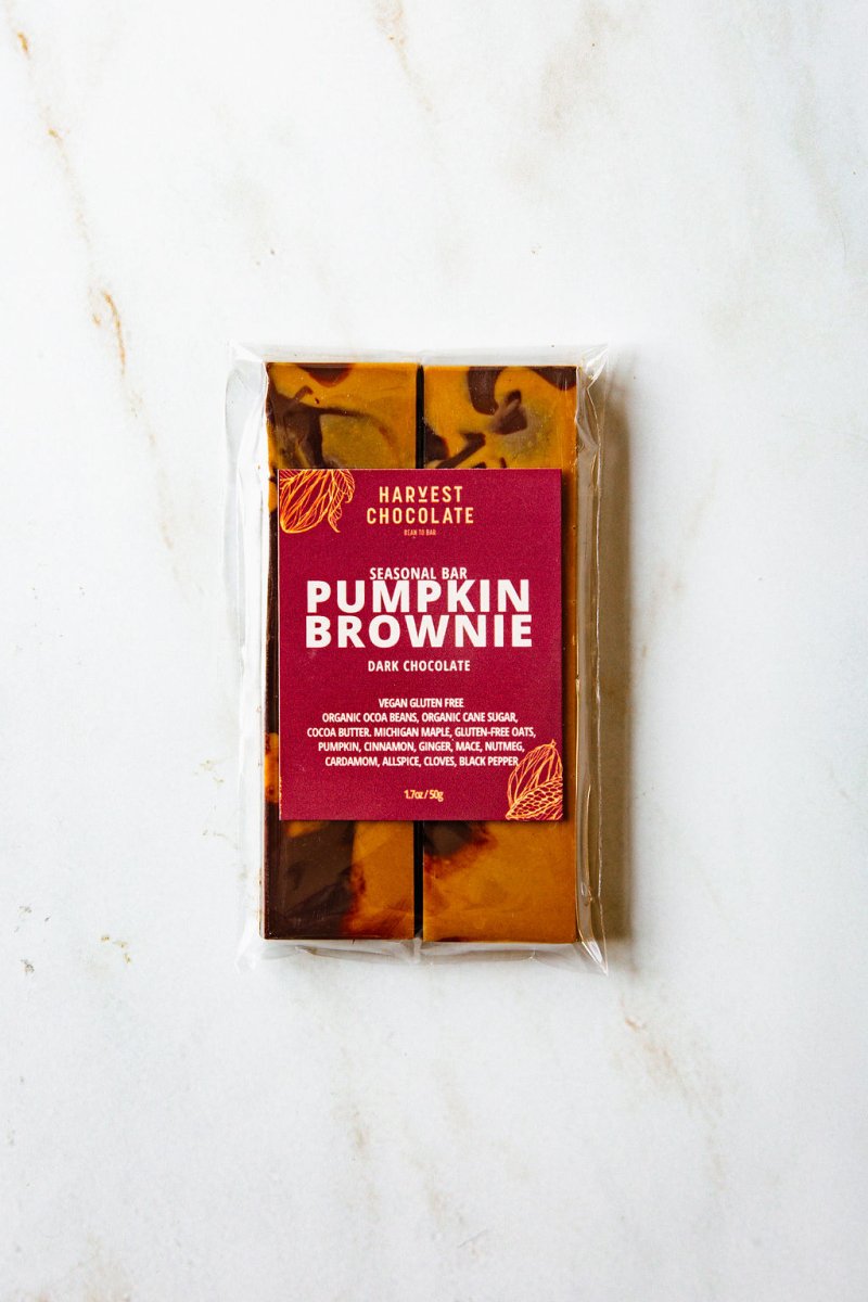Pumpkin Brownie - COMING SOON – bean - to - bar chocolate by Harvest Chocolate