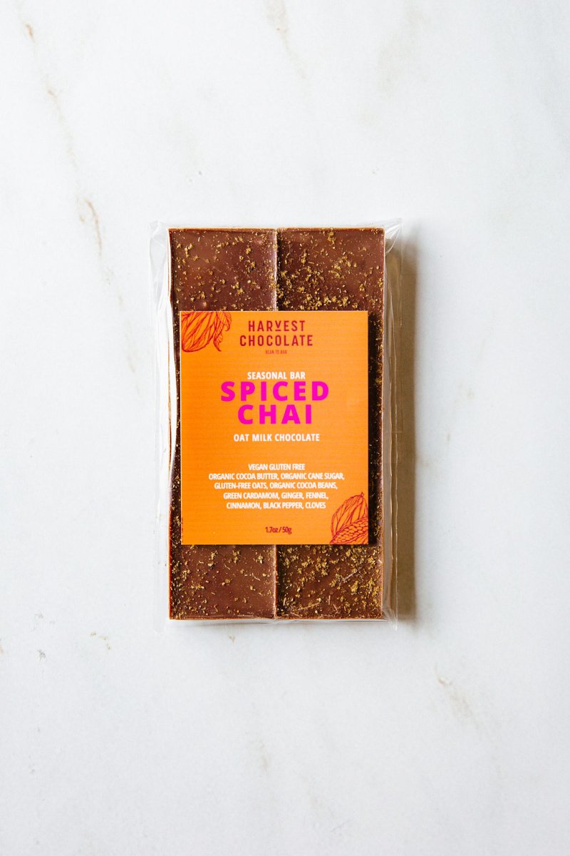Spiced Chai - COMING SOON – bean - to - bar chocolate by Harvest Chocolate