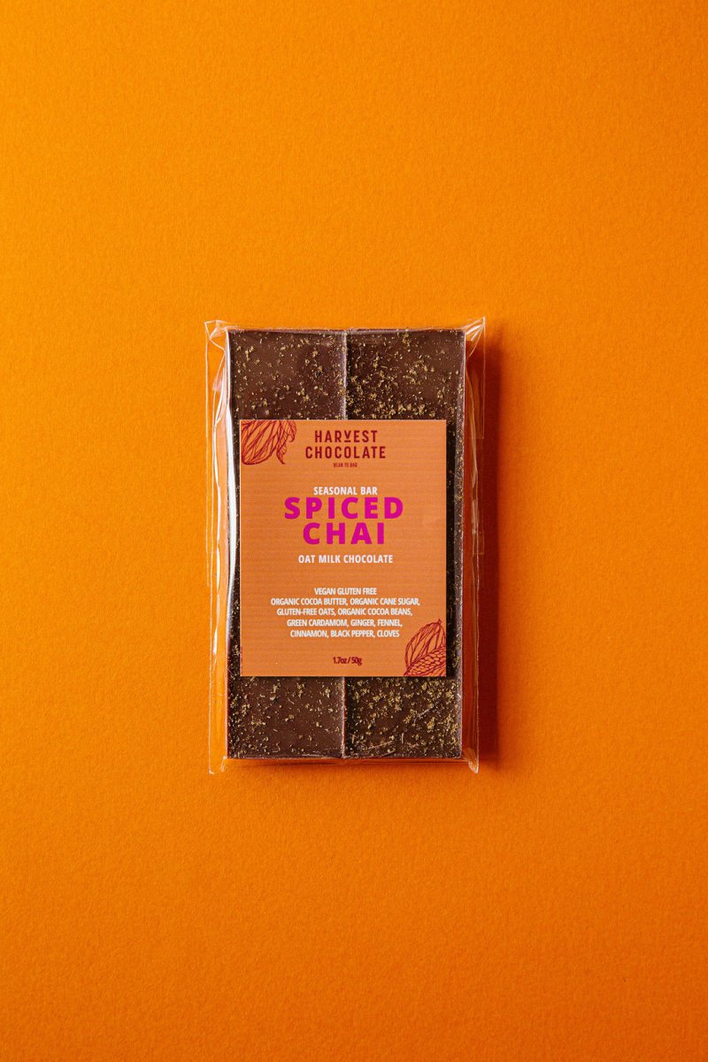 Spiced Chai - COMING SOON – bean - to - bar chocolate by Harvest Chocolate