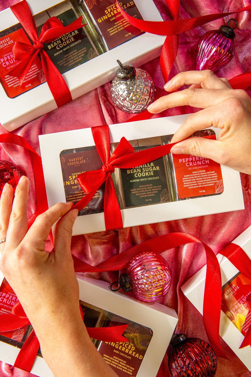 2025 Holiday Chocolate Bar Gift Set – bean - to - bar chocolate by Harvest Chocolate