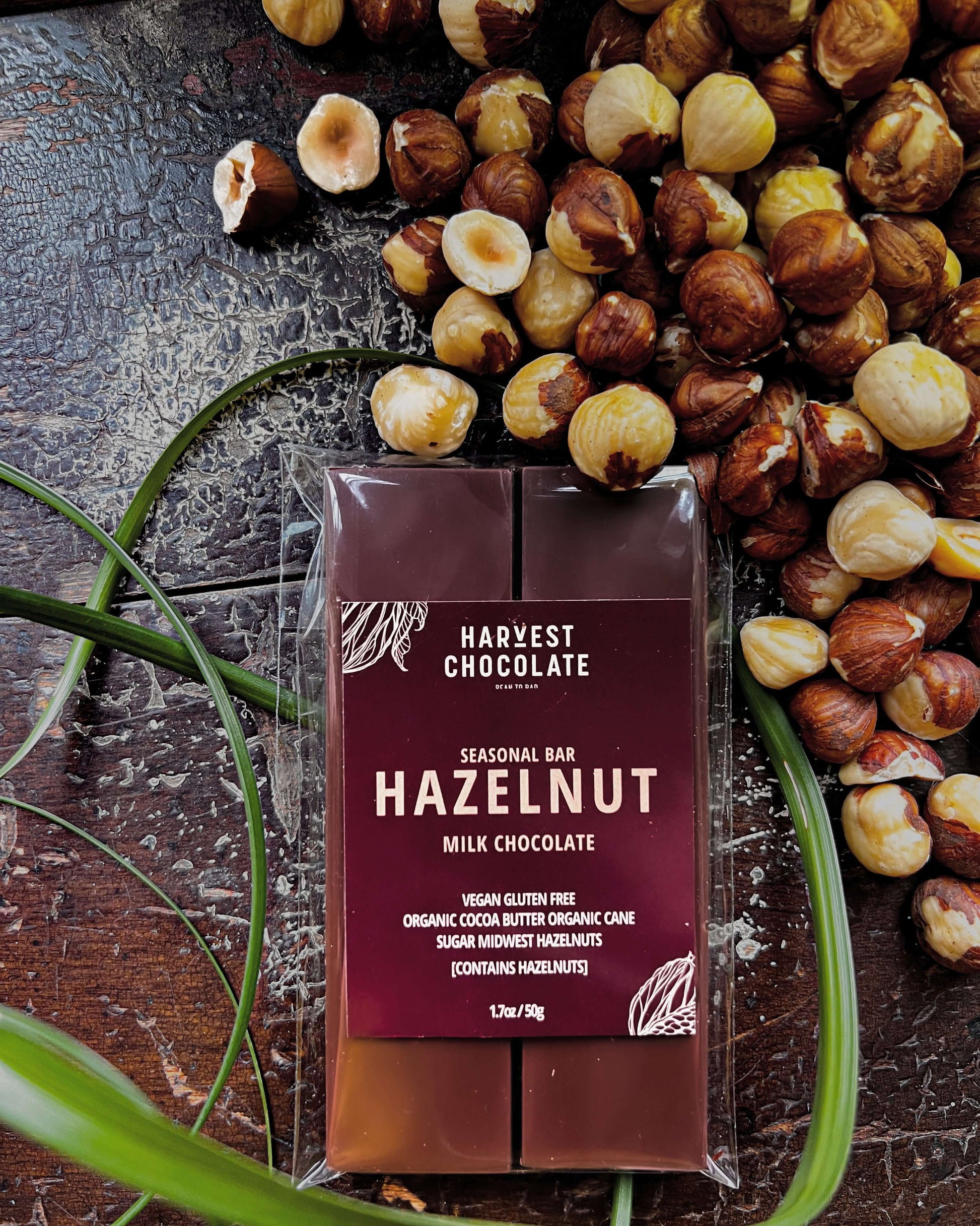Hazelnut Milk Chocolate – Harvest Chocolate