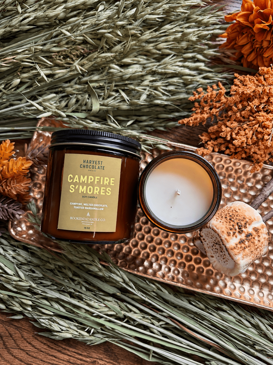 Campfire S'mores Candle – bean-to-bar chocolate by Harvest Chocolate