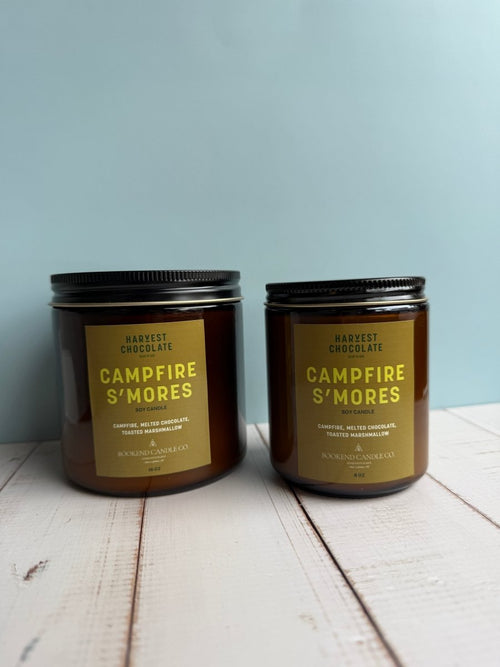 Campfire S'mores Candle – bean - to - bar chocolate by Harvest Chocolate