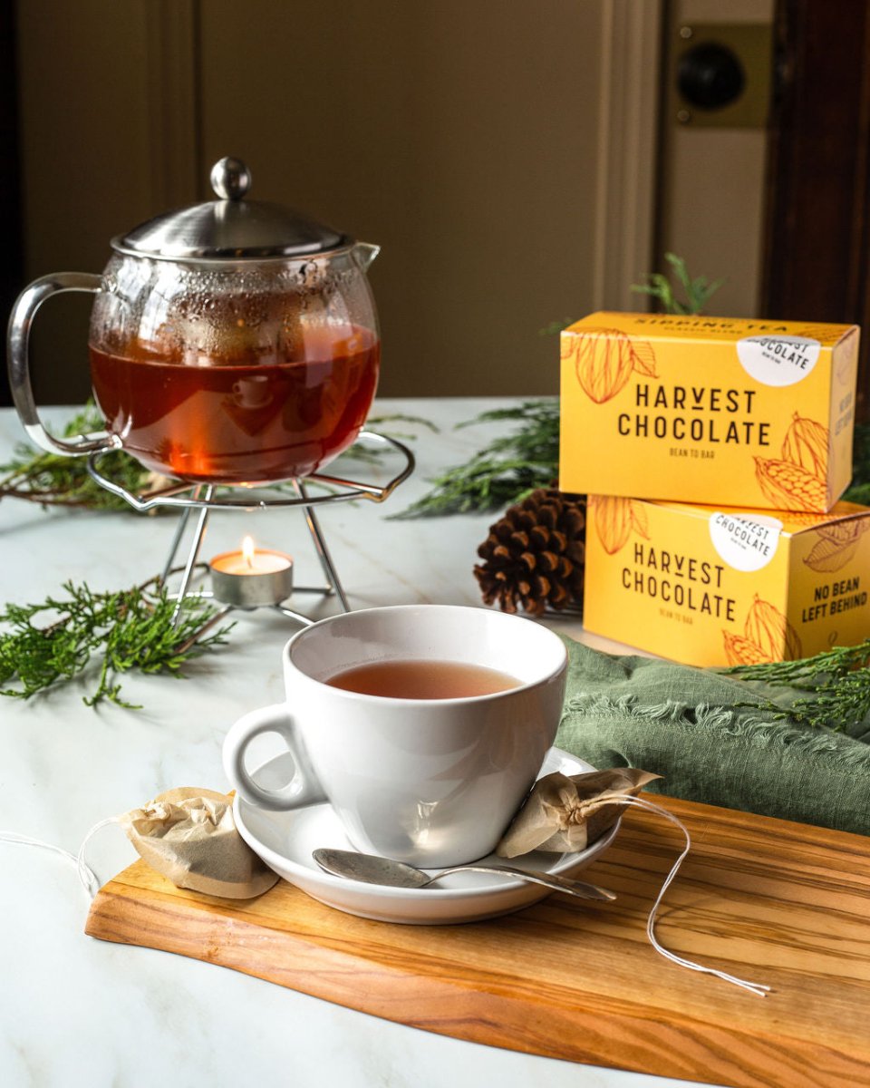 CHOCOLATE AND TEA TASTING – bean - to - bar chocolate by Harvest Chocolate