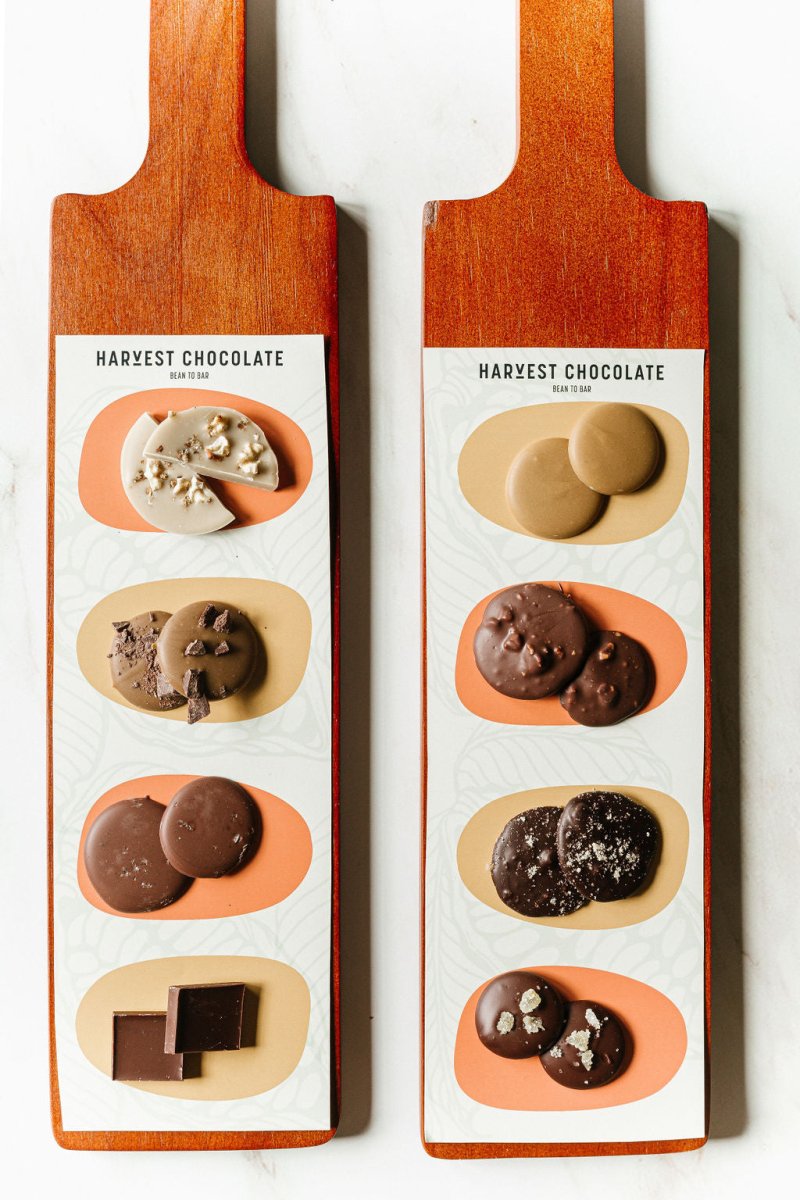 CHOCOLATE AND TEA TASTING – bean - to - bar chocolate by Harvest Chocolate