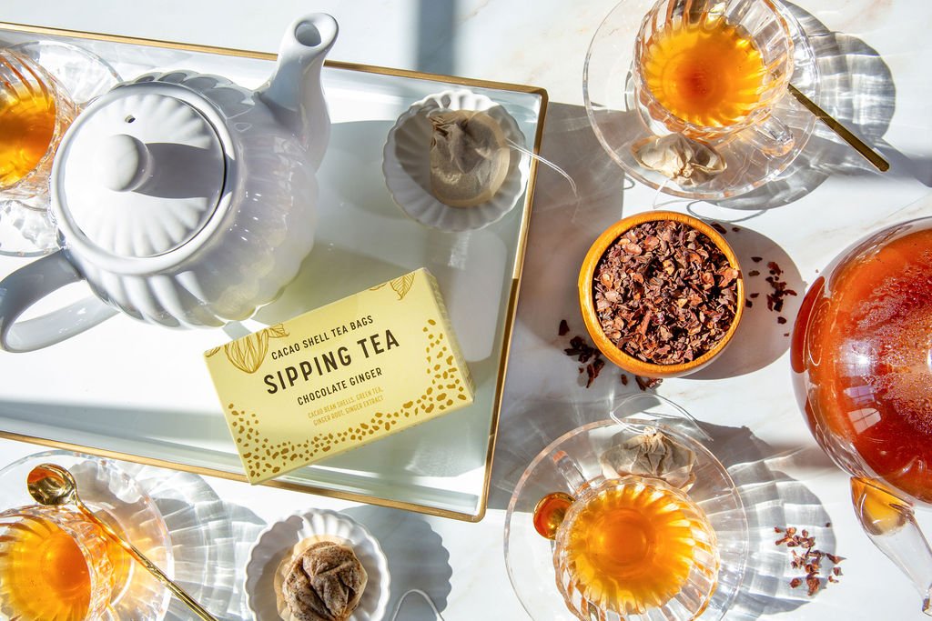 Chocolate Ginger Tea – bean - to - bar chocolate by Harvest Chocolate