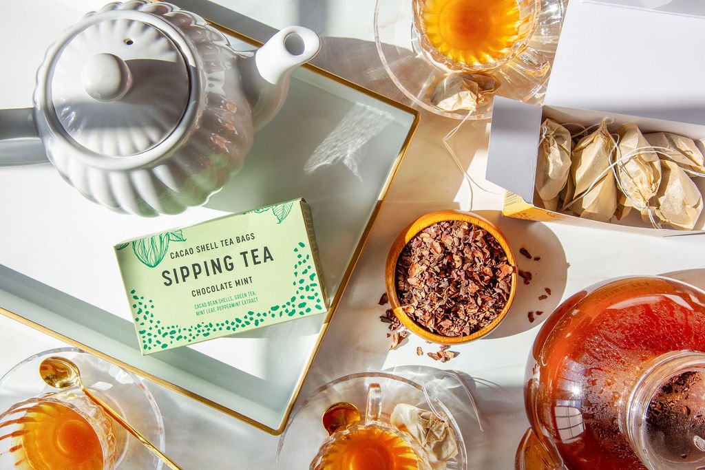 Chocolate Mint Tea – bean - to - bar chocolate by Harvest Chocolate
