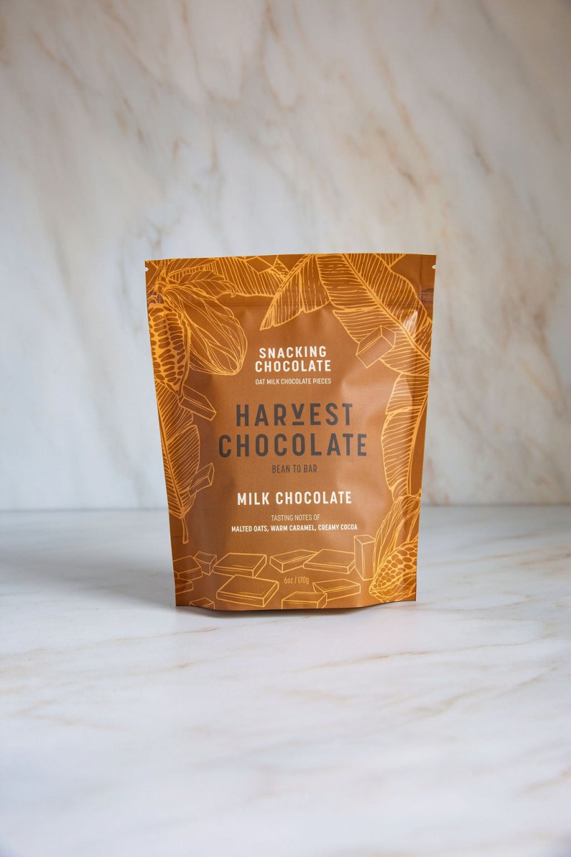 Oat Milk Snacking Chocolate – bean - to - bar chocolate by Harvest Chocolate