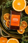 Orange + Thyme – bean - to - bar chocolate by Harvest Chocolate