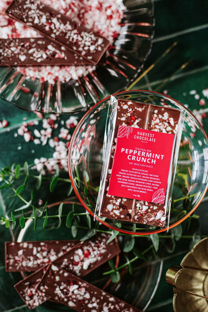 Peppermint Crunch – bean - to - bar chocolate by Harvest Chocolate
