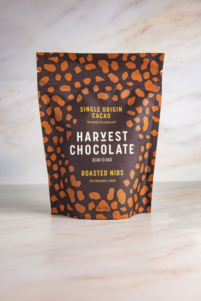 Roasted Cocoa Nibs – bean - to - bar chocolate by Harvest Chocolate