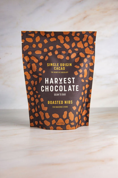 Roasted Cocoa Nibs – bean - to - bar chocolate by Harvest Chocolate