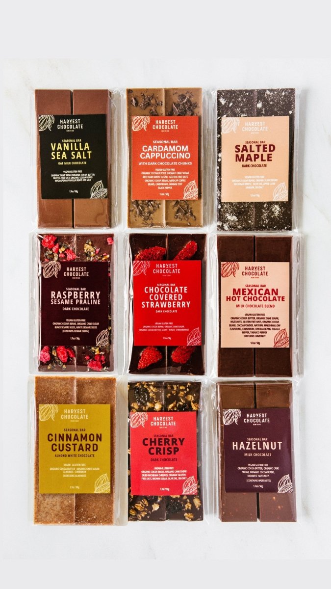 Seasonal Chocolate Bar Bundle – bean - to - bar chocolate by Harvest Chocolate