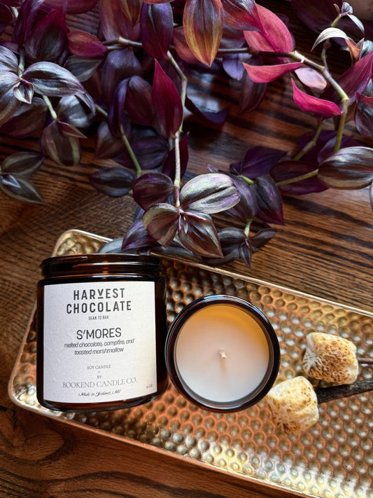 S'mores Candle – bean - to - bar chocolate by Harvest Chocolate