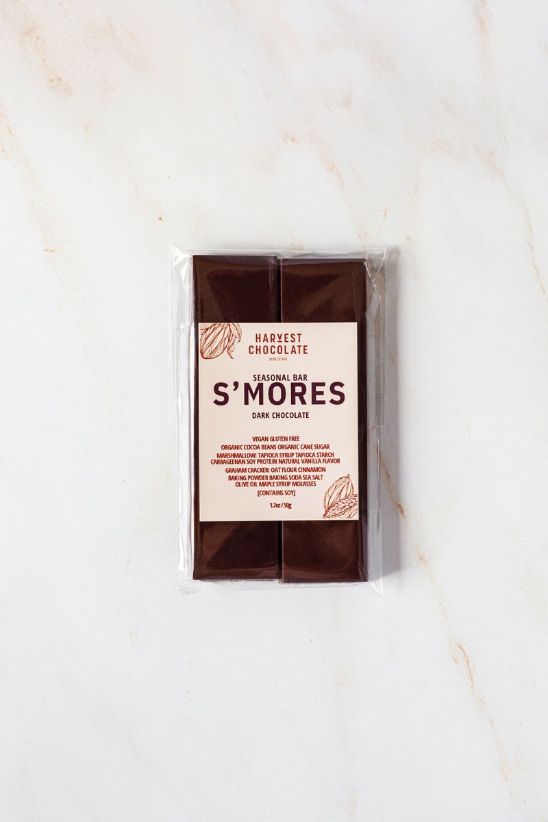 S'mores – bean - to - bar chocolate by Harvest Chocolate