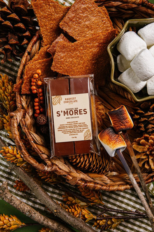 S'mores – bean - to - bar chocolate by Harvest Chocolate