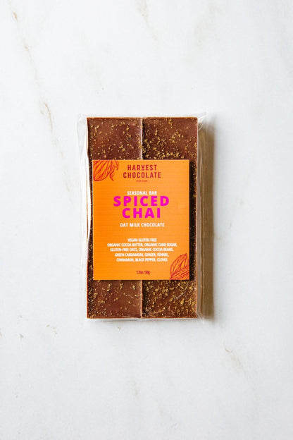 Spiced Chai - COMING SOON – bean - to - bar chocolate by Harvest Chocolate