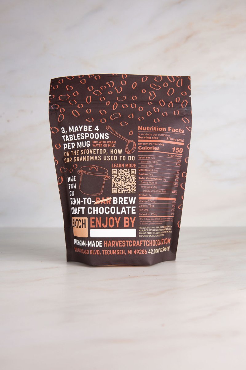 Stovetop Hot Chocolate – bean - to - bar chocolate by Harvest Chocolate