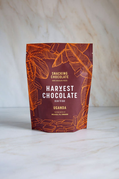 Uganda Snacking Chocolate – bean - to - bar chocolate by Harvest Chocolate