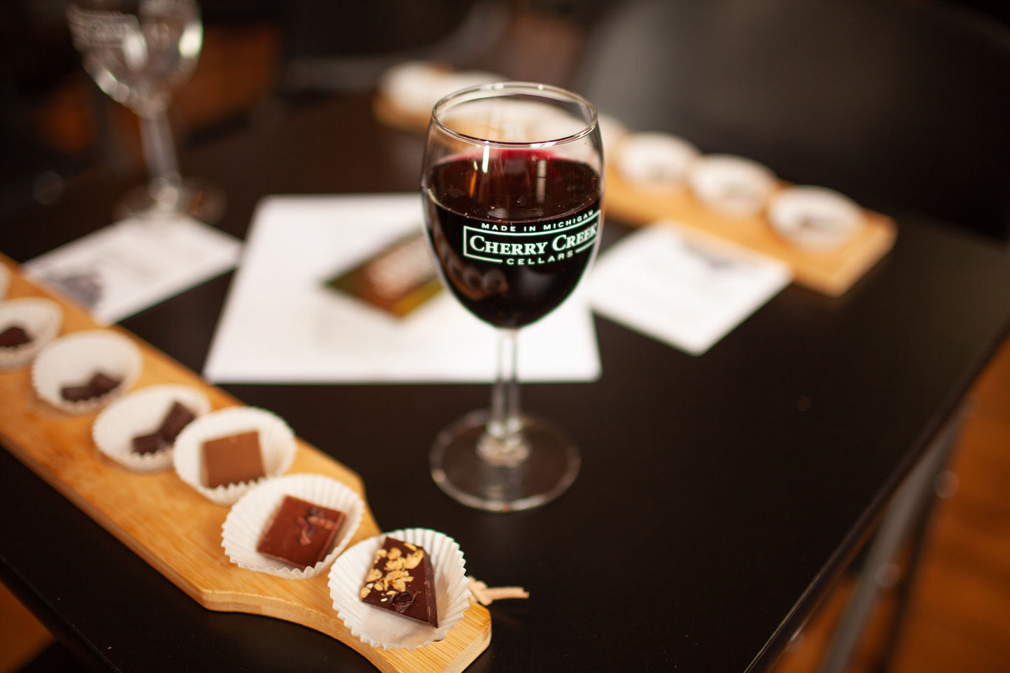 Chocolate + Wine Tasting: at Cherry Creek Cellars - Harvest Chocolate