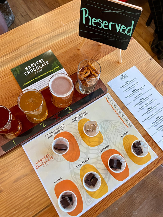 Chocolate + Craft Beer Pairing: at Quenched & Tempered